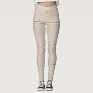 Studio to Street Minimal Pattern Modern Leggings
