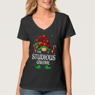 Studious Gnome Buffalo Red Plaid Matching Family C T-Shirt