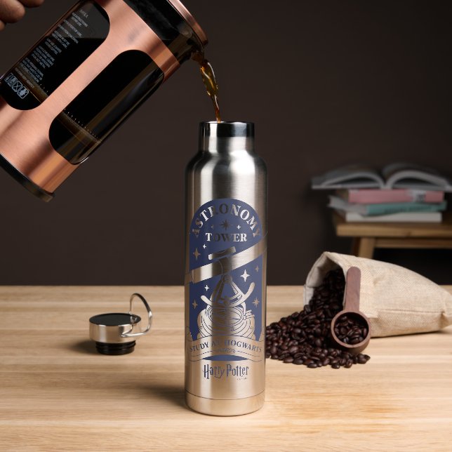 Study at HOGWARTS™ Astronomy Tower Water Bottle (Coffee)