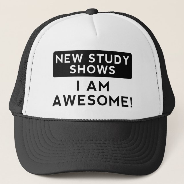 Study Awesome Trucker Hat (Front)