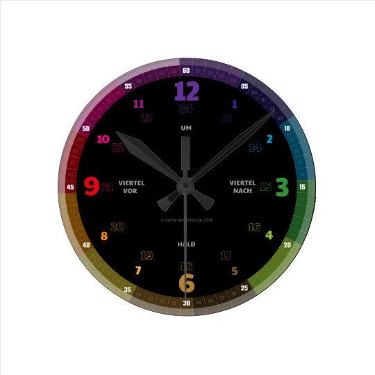 Study Clock Children's clock Children's room clock Zazzle.co.uk