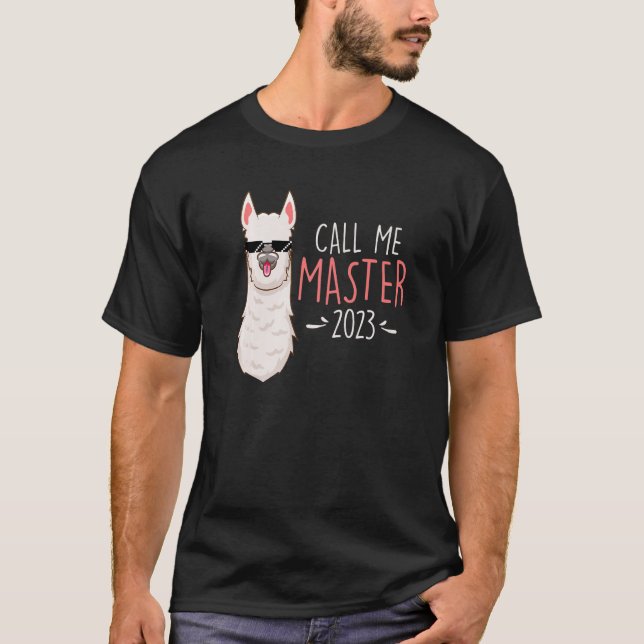 Study End Master Degree 2023 Master T-Shirt (Front)