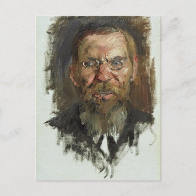 Study for a Portrait of Professor Dr. Eduard Postcard (Front)
