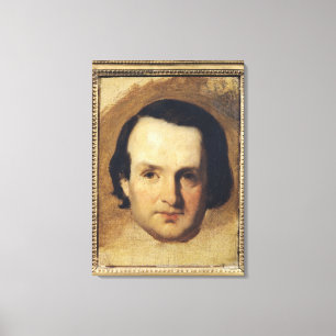 Study for a portrait of Victor Hugo c.1836 Canvas Print