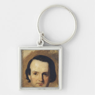 Study for a portrait of Victor Hugo  c.1836 Key Ring