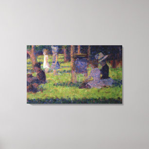 Study for 'A Sunday Afternoon on the Island of La Canvas Print