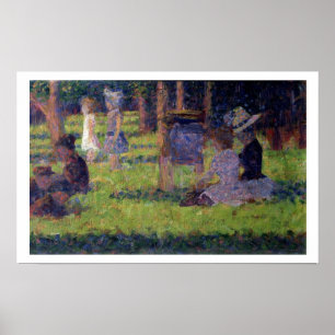 Study for 'A Sunday Afternoon on the Island of La Poster