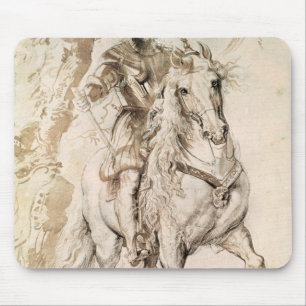 Study for an equestrian portrait mouse mat