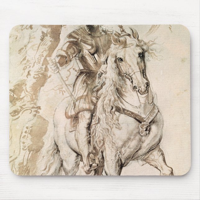 Study for an equestrian portrait mouse mat (Front)