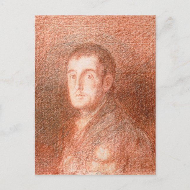 Study for an equestrian portrait postcard (Front)