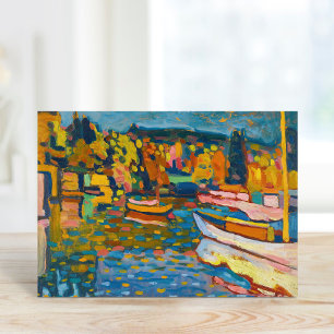 Study for Autumn Landscape with Boats   Kandinsky Card