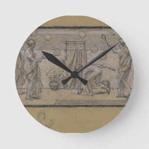 Study for Battledore and Shuttlecock, c.1871 (chal Round Clock