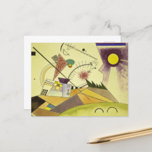 Study for Bewegte Ruhe by Wassily Kandinsky Holiday Postcard