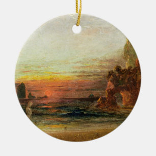 Study for 'Calypso's Grotto', c.1843 (oil on panel Ceramic Tree Decoration