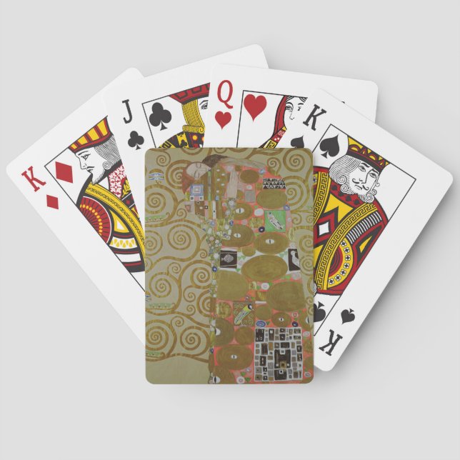 Study for Fulfilment, c.1905-09 (w/c & gold on pap Playing Cards (Back)
