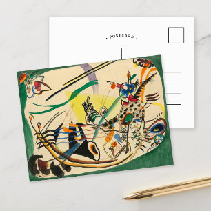 Study for Green Border   Kandinsky Postcard