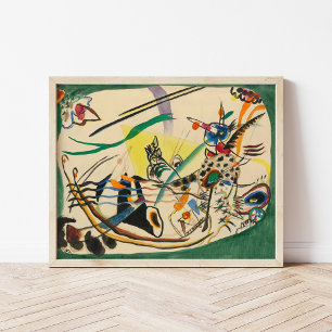 Study for Green Border Kandinsky Poster