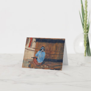 Study for Hopi Weaver by Maynard Dixon Thank You Card