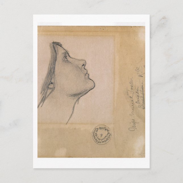 Study for 'Lamia', c.1904-05 (pencil on paper) Postcard (Front)