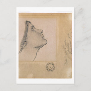 Study for 'Lamia', c.1904-05 (pencil on paper) Postcard