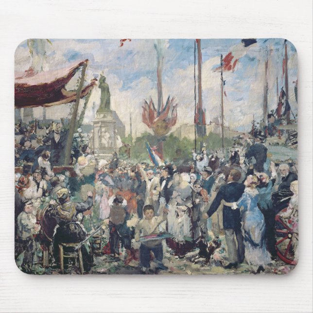 Study for 'Le 14 Juillet 1880', 1880-84 Mouse Mat (Front)