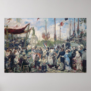 Study for 'Le 14 Juillet 1880', 1880-84 Poster