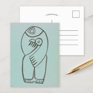 Study for Mother and Child   Henri Gaudier-Brzeska Postcard