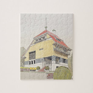 Study for Olbrich's House, Darmstadt, from 'Archit Jigsaw Puzzle