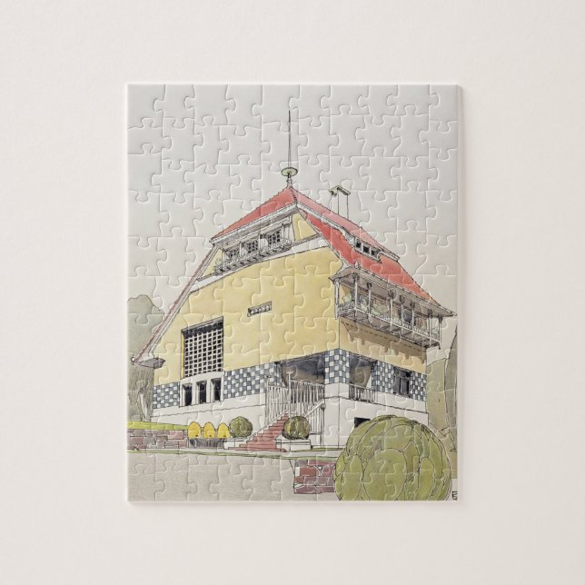 Study for Olbrich's House, Darmstadt, from 'Archit Jigsaw Puzzle (Vertical)