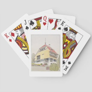 Study for Olbrich's House, Darmstadt, from 'Archit Playing Cards