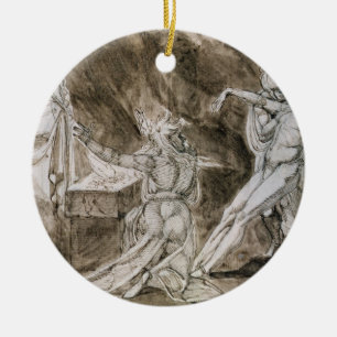 Study for "Saul and the Witch of Endor" Ceramic Tree Decoration