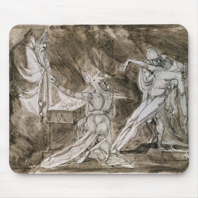 Study for "Saul and the Witch of Endor" Mouse Mat (Front)