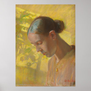 Study for Seamstress’s Head 1890s Poster