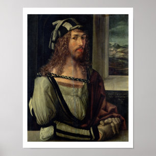 Study for Self Portrait with a Glove, c.1498 Poster