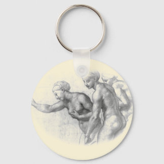Study for the 3 Graces - Raphael Keychain