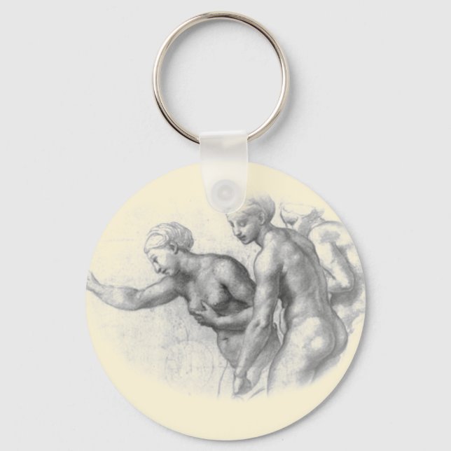Study for the 3 Graces - Raphael Keychain (Front)