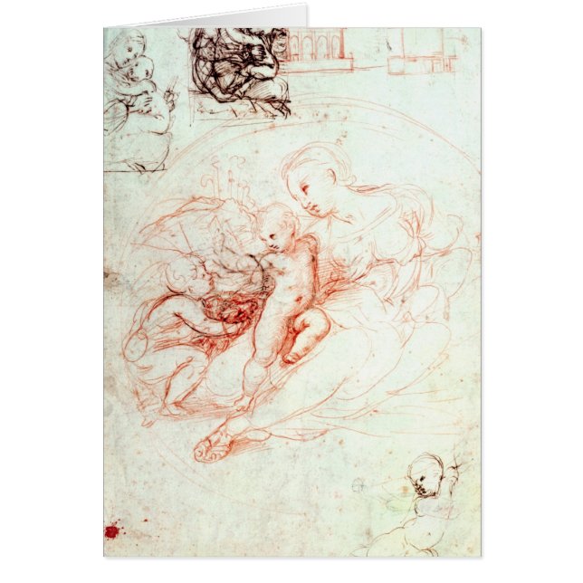 Study for the Alba Madonna, c.1508-09 (Front)