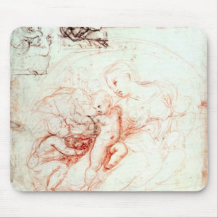 Study for the Alba Madonna, c.1508-09 Mouse Mat