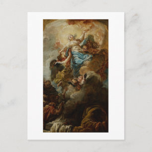 Study for the Assumption of the Virgin, c.1760 2 Postcard