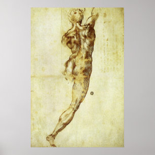 Study for the Battle of Cascina by Michelangelo Poster