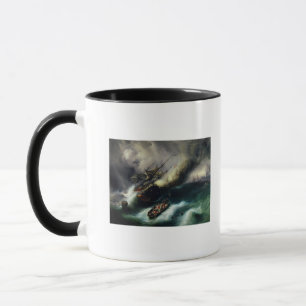 Study for The Burning of the 'Kent' in 1825 Mug