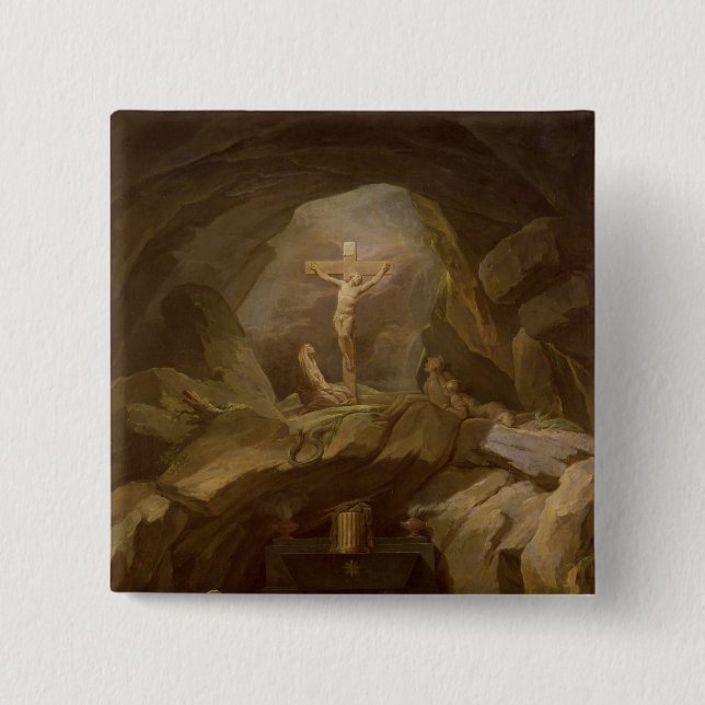 Study for the Chapelle du Calvaire 15 Cm Square Badge (Front)