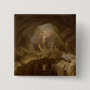 Study for the Chapelle du Calvaire 15 Cm Square Badge
