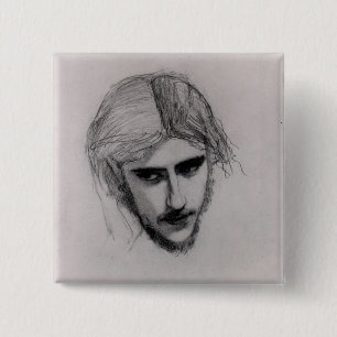 Study for the Head of Ferdinand for 'Ferdinand Lur 15 Cm Square Badge