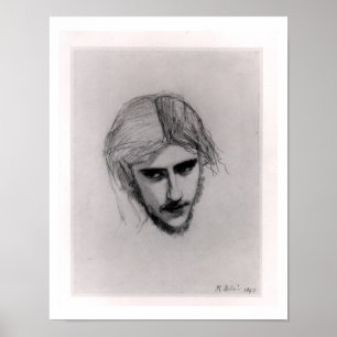 Study for the Head of Ferdinand for 'Ferdinand Lur Poster