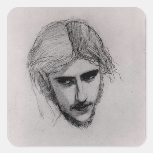 Study for the Head of Ferdinand for 'Ferdinand Lur Square Sticker (Front)