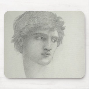 Study for the Head of Perseus (pencil on paper) Mouse Mat