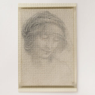 Study for the Head of Saint Anne:Leonardo da Vinci Jigsaw Puzzle