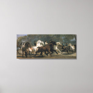 Study for the Horsemarket, 1900 Canvas Print