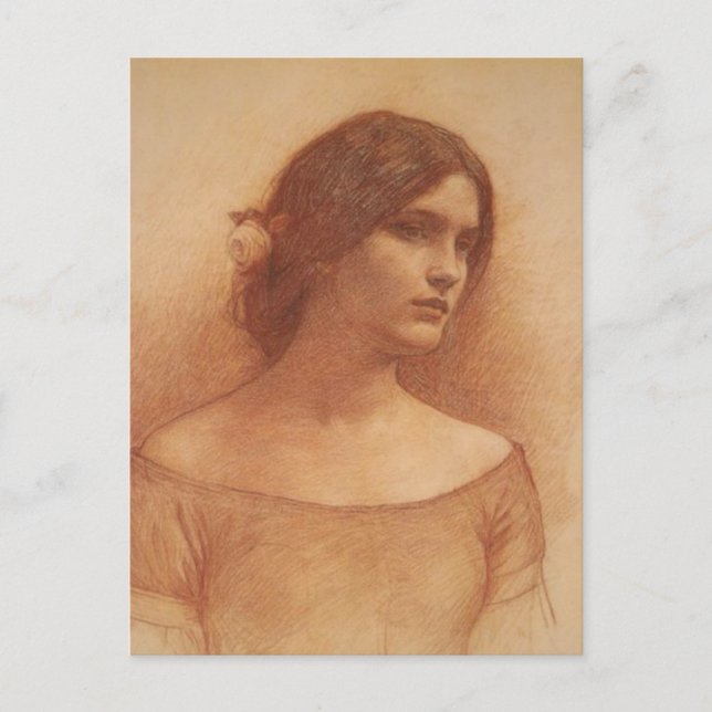 Study for The Lady Clare Postcard (Front)